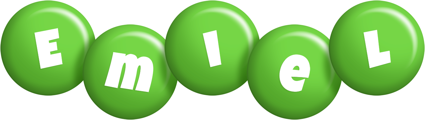 Emiel candy-green logo