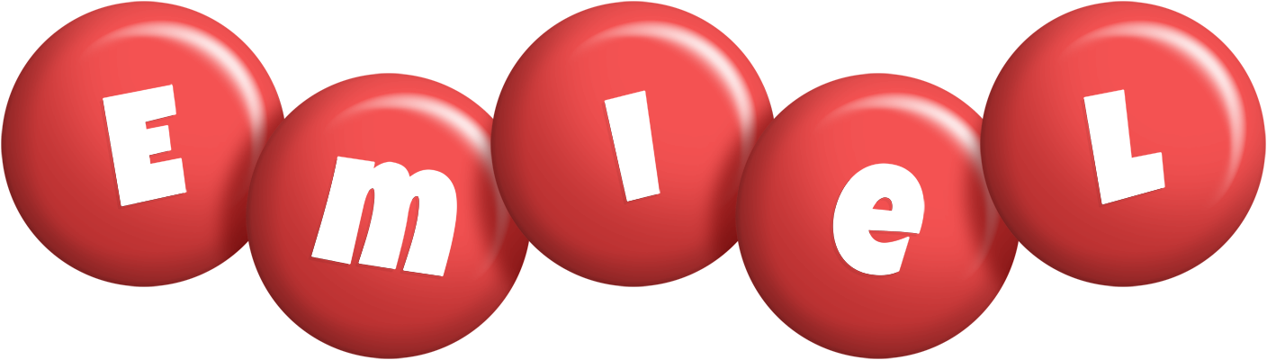 Emiel candy-red logo