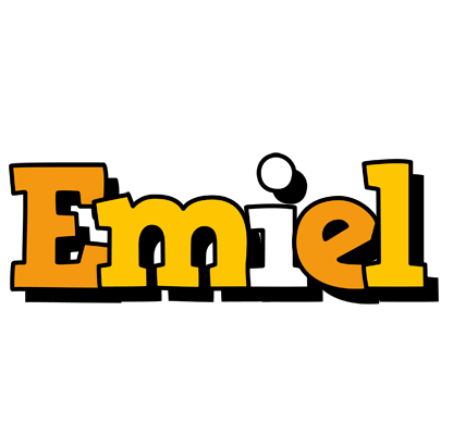 Emiel cartoon logo