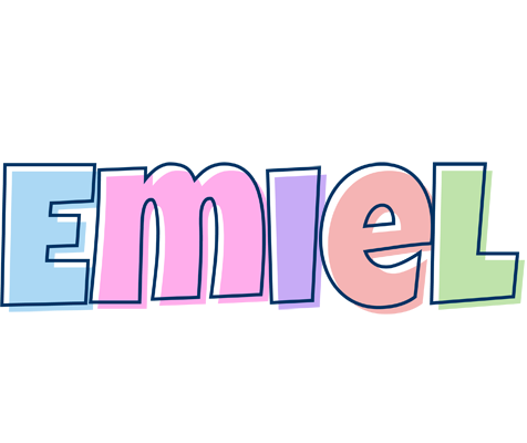 Emiel pastel logo