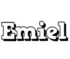 Emiel snowing logo