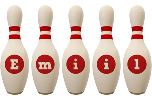 Emiil bowling-pin logo