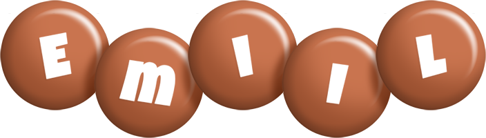 Emiil candy-brown logo