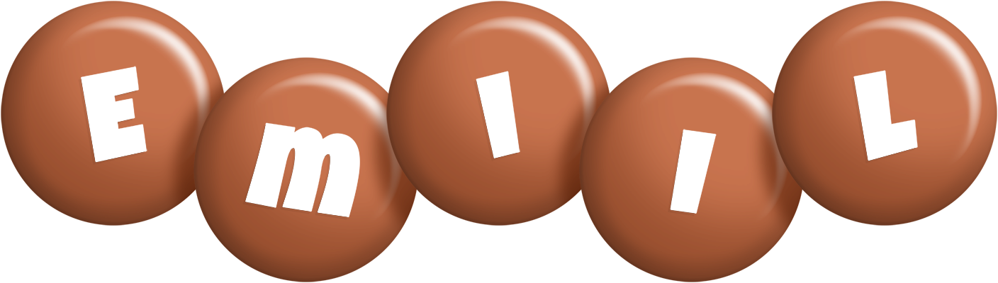 Emiil candy-brown logo