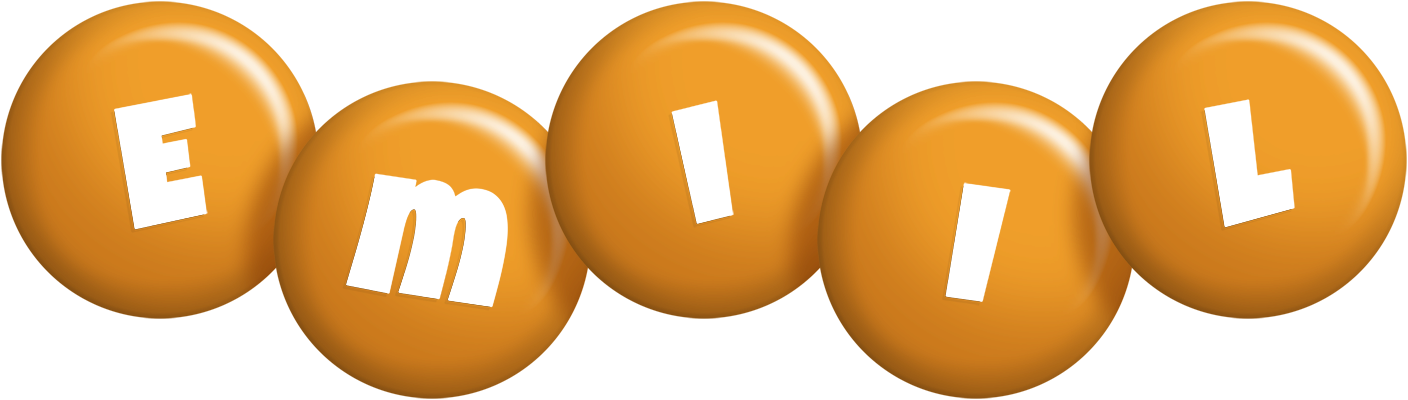 Emiil candy-orange logo