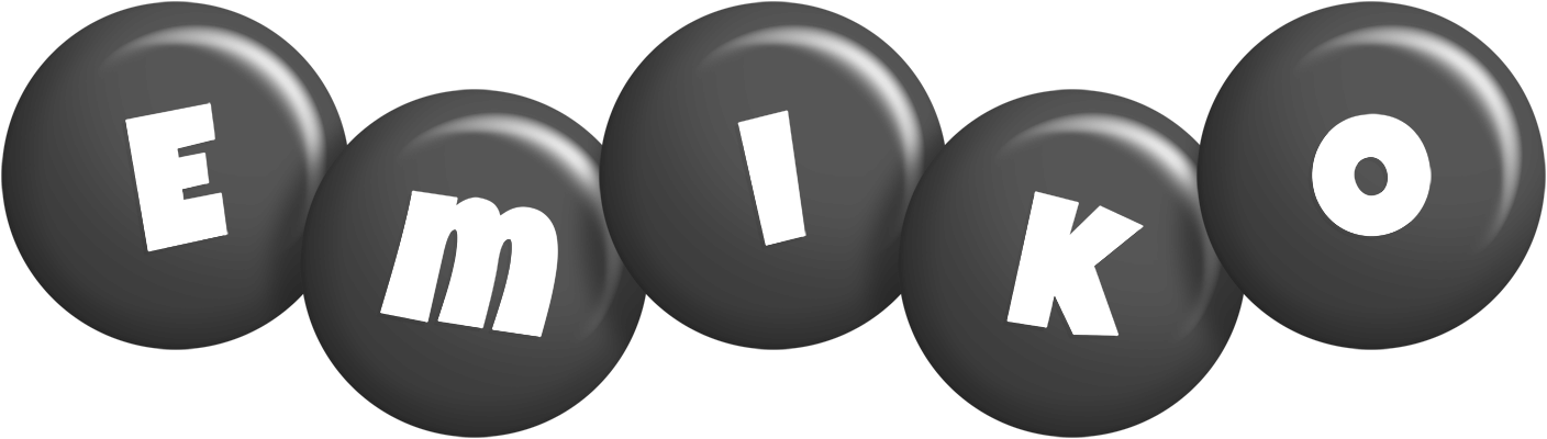 Emiko candy-black logo