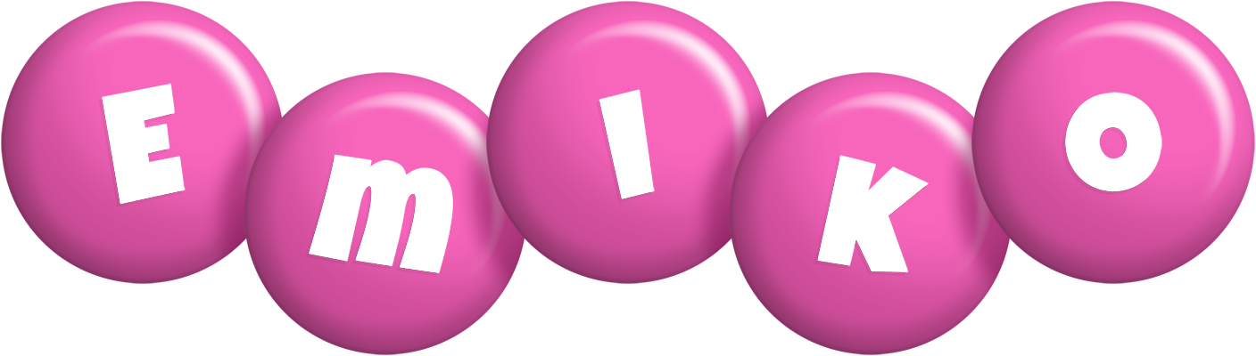 Emiko candy-pink logo