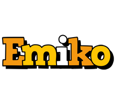 Emiko cartoon logo