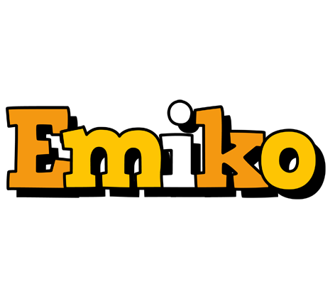 Emiko cartoon logo
