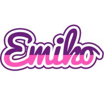 Emiko cheerful logo