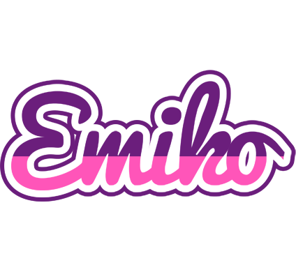 Emiko cheerful logo