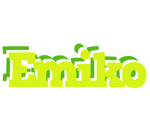Emiko citrus logo