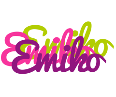 Emiko flowers logo