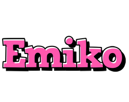 Emiko girlish logo