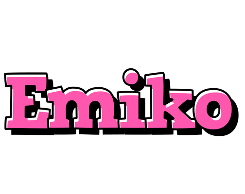 Emiko girlish logo