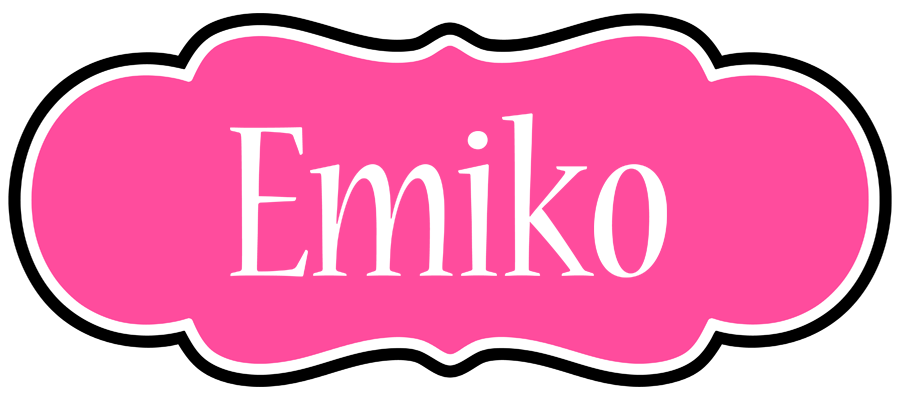 Emiko invitation logo