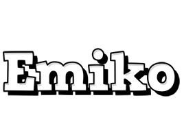 Emiko snowing logo