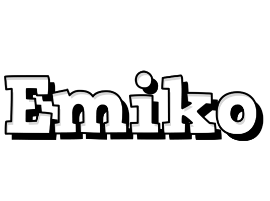 Emiko snowing logo
