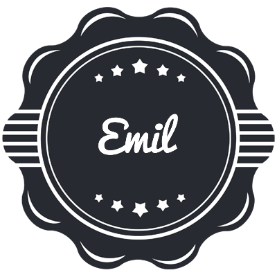 Emil badge logo
