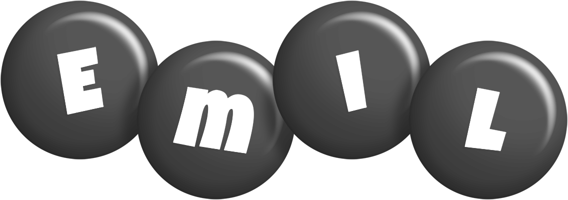 Emil candy-black logo