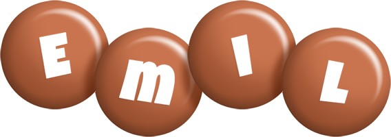 Emil candy-brown logo