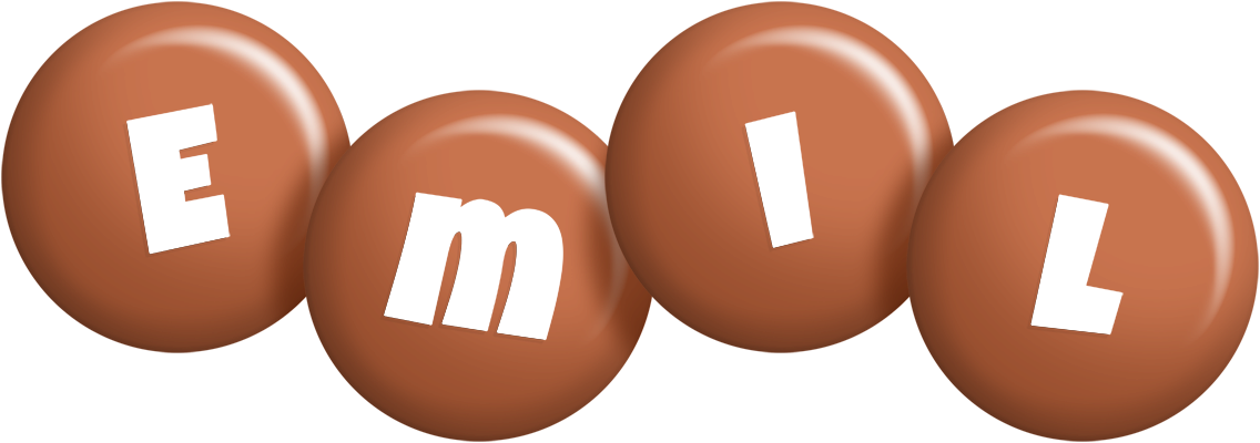 Emil candy-brown logo