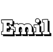 Emil snowing logo