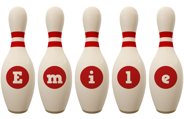Emile bowling-pin logo