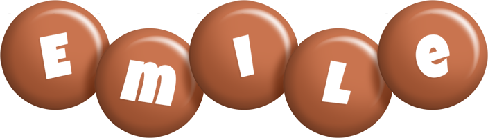 Emile candy-brown logo