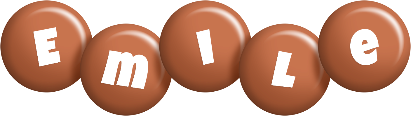 Emile candy-brown logo