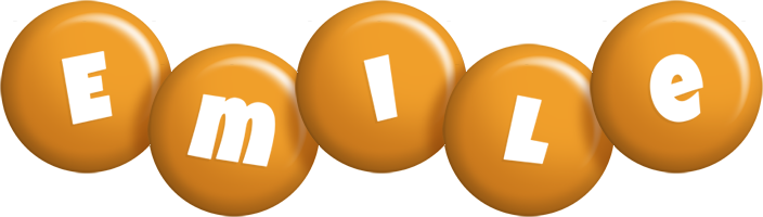 Emile candy-orange logo