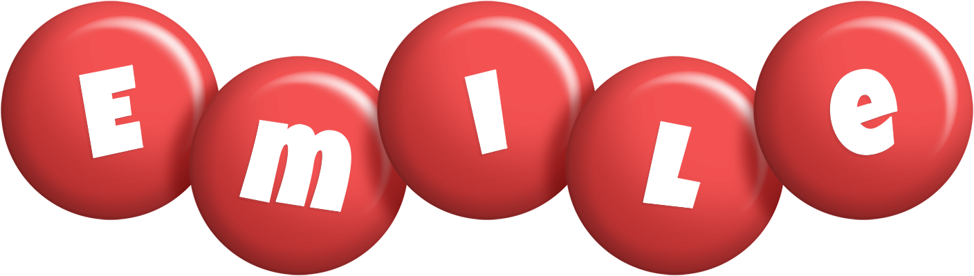 Emile candy-red logo