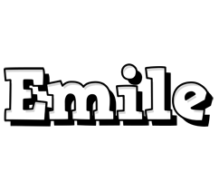 Emile snowing logo