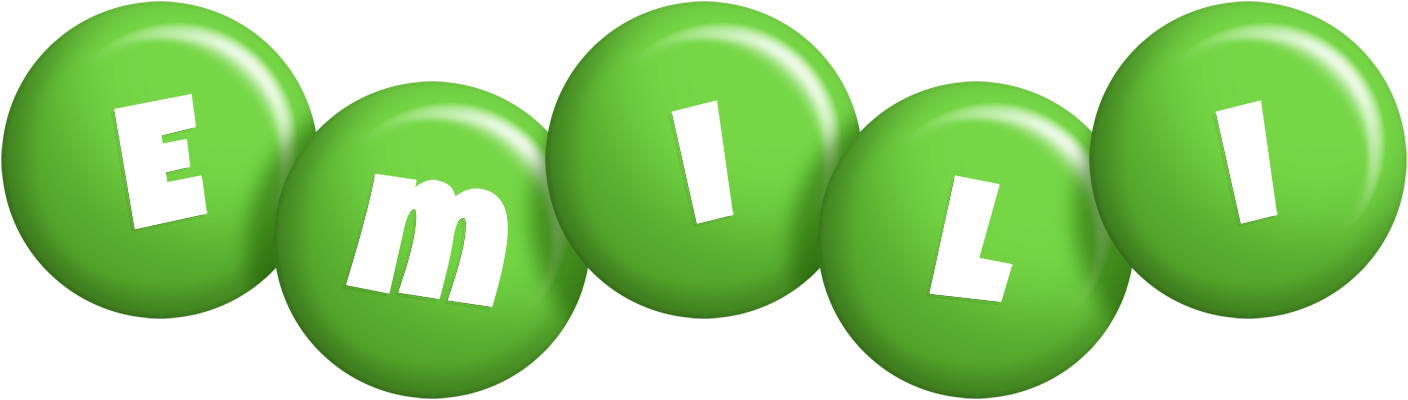 Emili candy-green logo