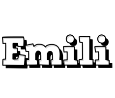 Emili snowing logo