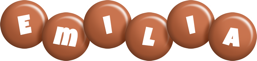 Emilia candy-brown logo