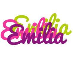 Emilia flowers logo