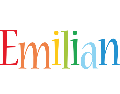 Emilian birthday logo