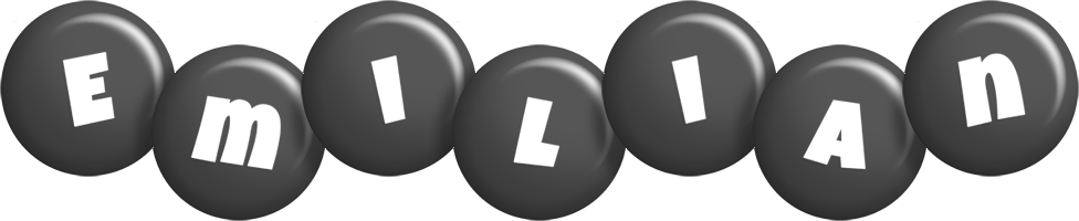 Emilian candy-black logo