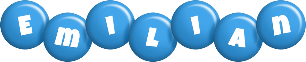 Emilian candy-blue logo