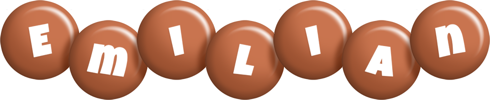 Emilian candy-brown logo