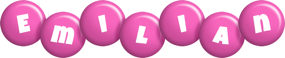 Emilian candy-pink logo