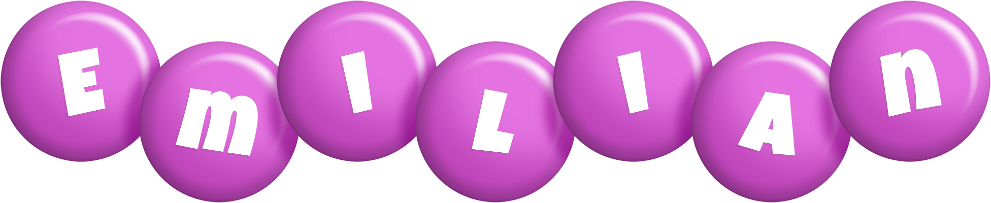 Emilian candy-purple logo