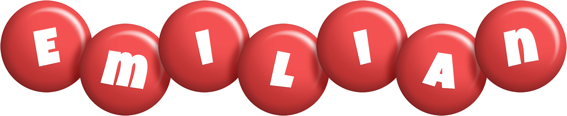 Emilian candy-red logo