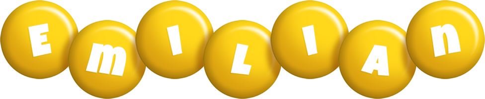 Emilian candy-yellow logo
