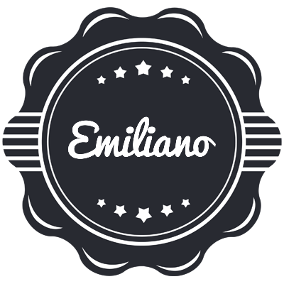 Emiliano badge logo