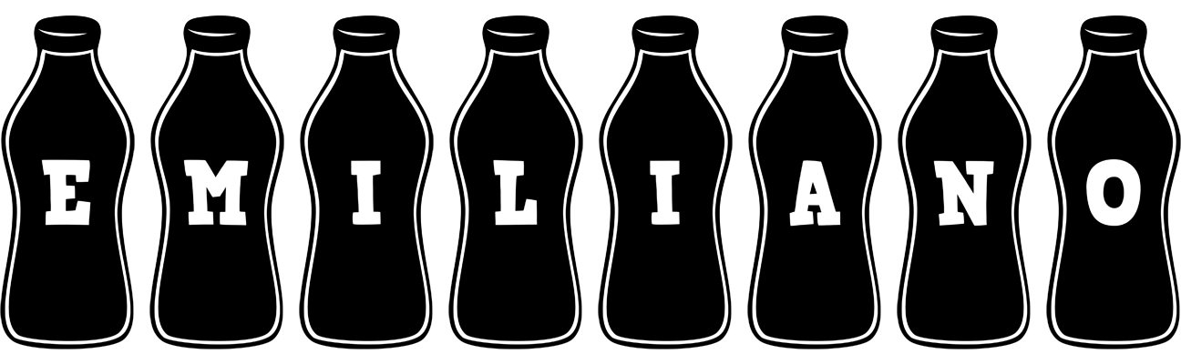 Emiliano bottle logo