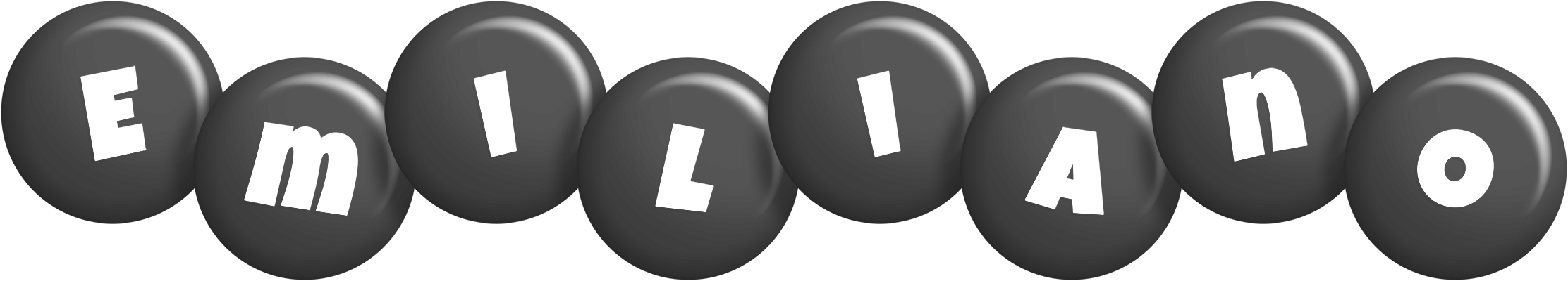 Emiliano candy-black logo