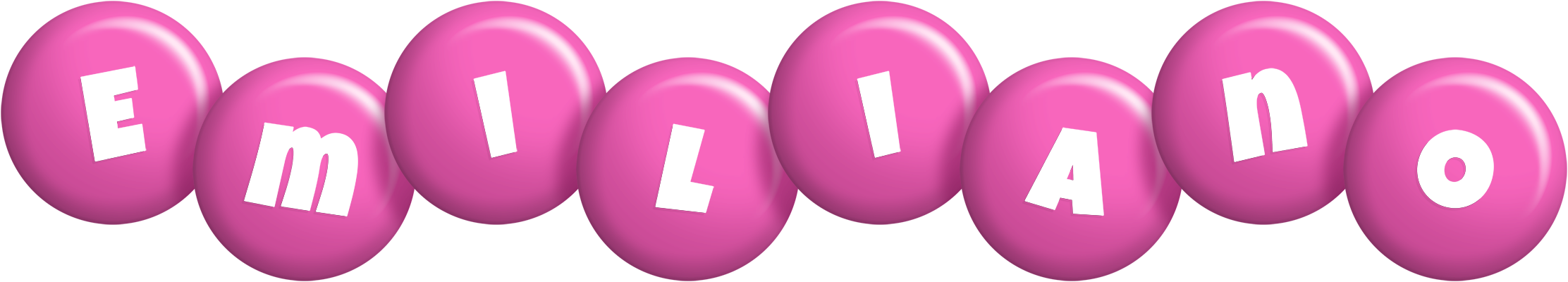Emiliano candy-pink logo