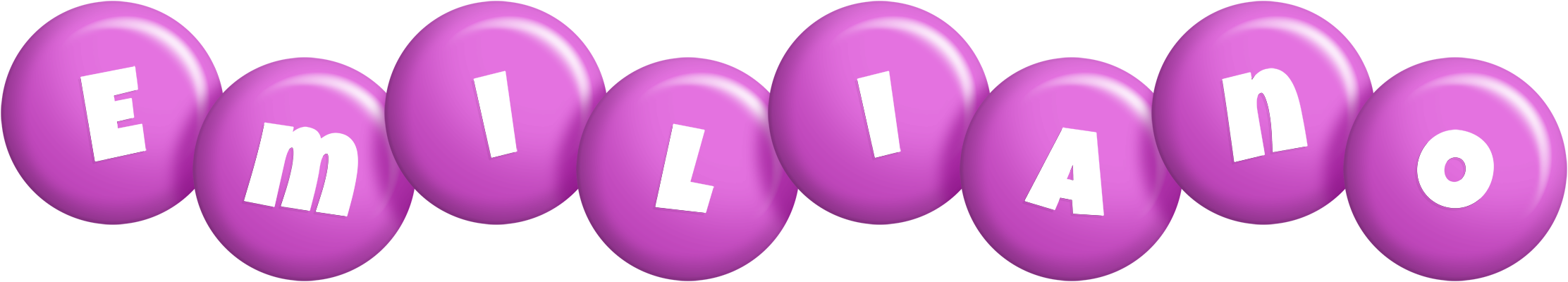 Emiliano candy-purple logo